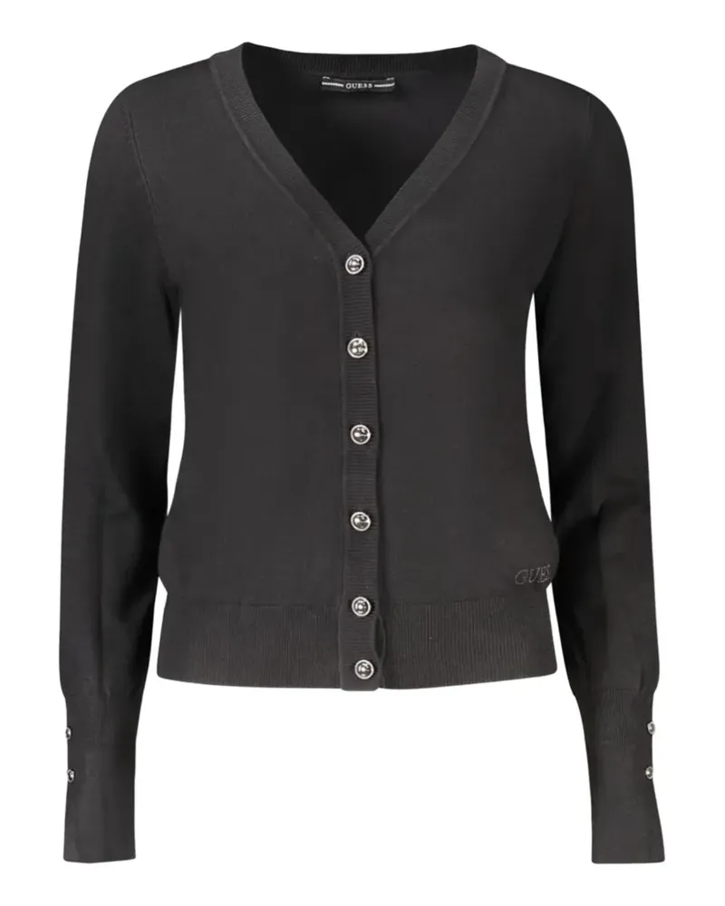 Guess V-neck cardigan - Schwarz Schwarz