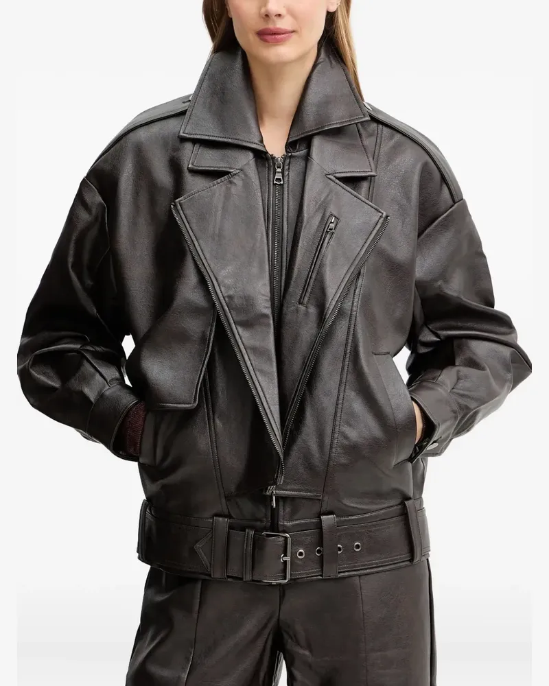 Bardot Kavi Jacke mit Reißverschluss - Braun Braun