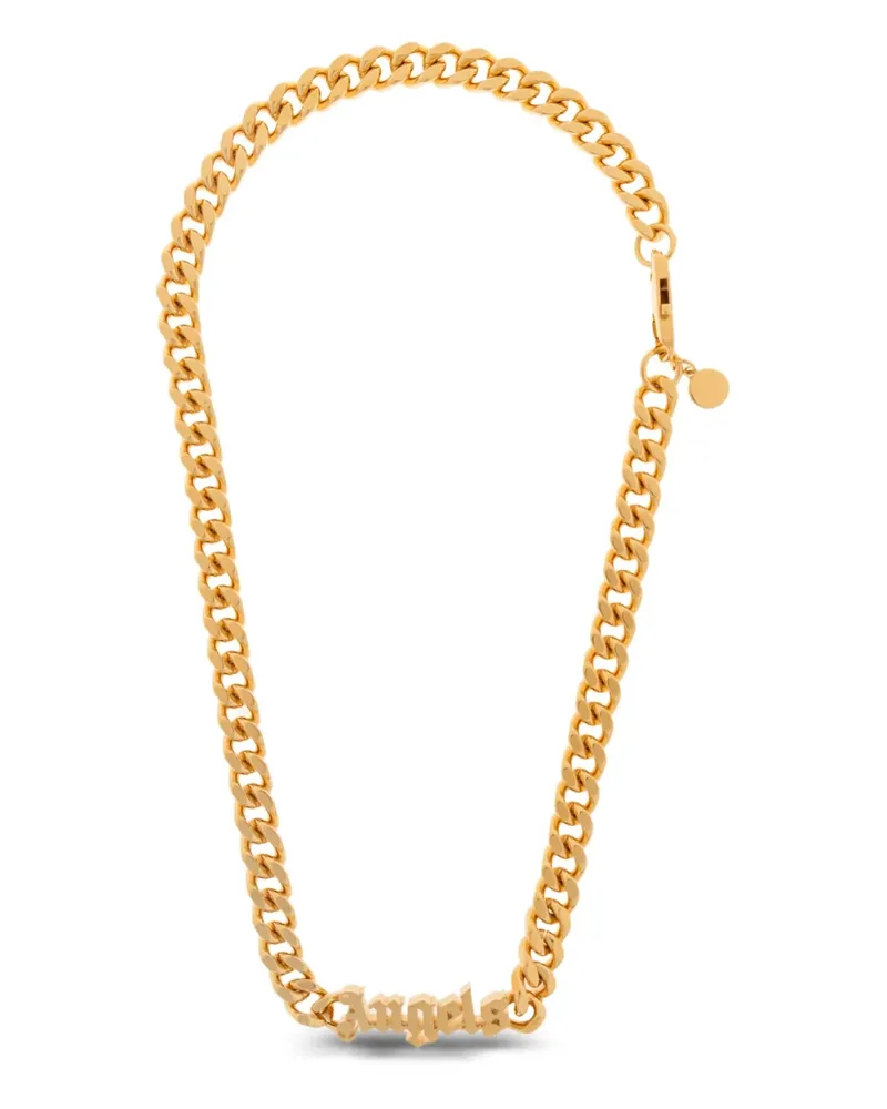 Palm Angels Halskette mit Logo - Gold Gold