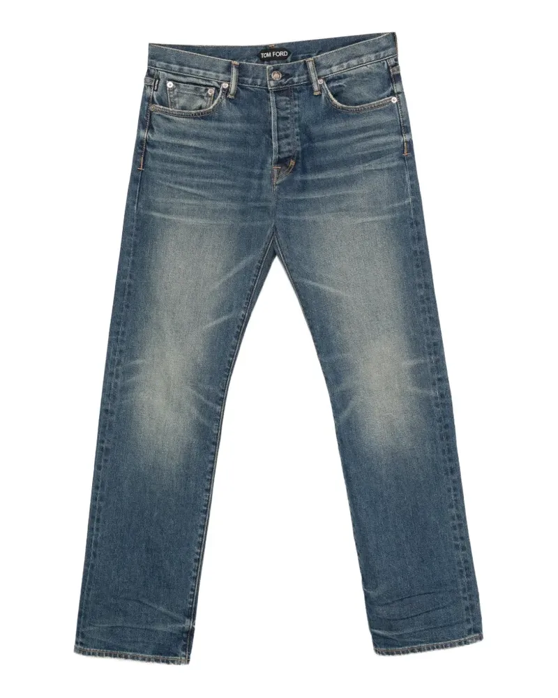 Tom Ford Klassische Straight-Leg-Jeans - Blau Blau