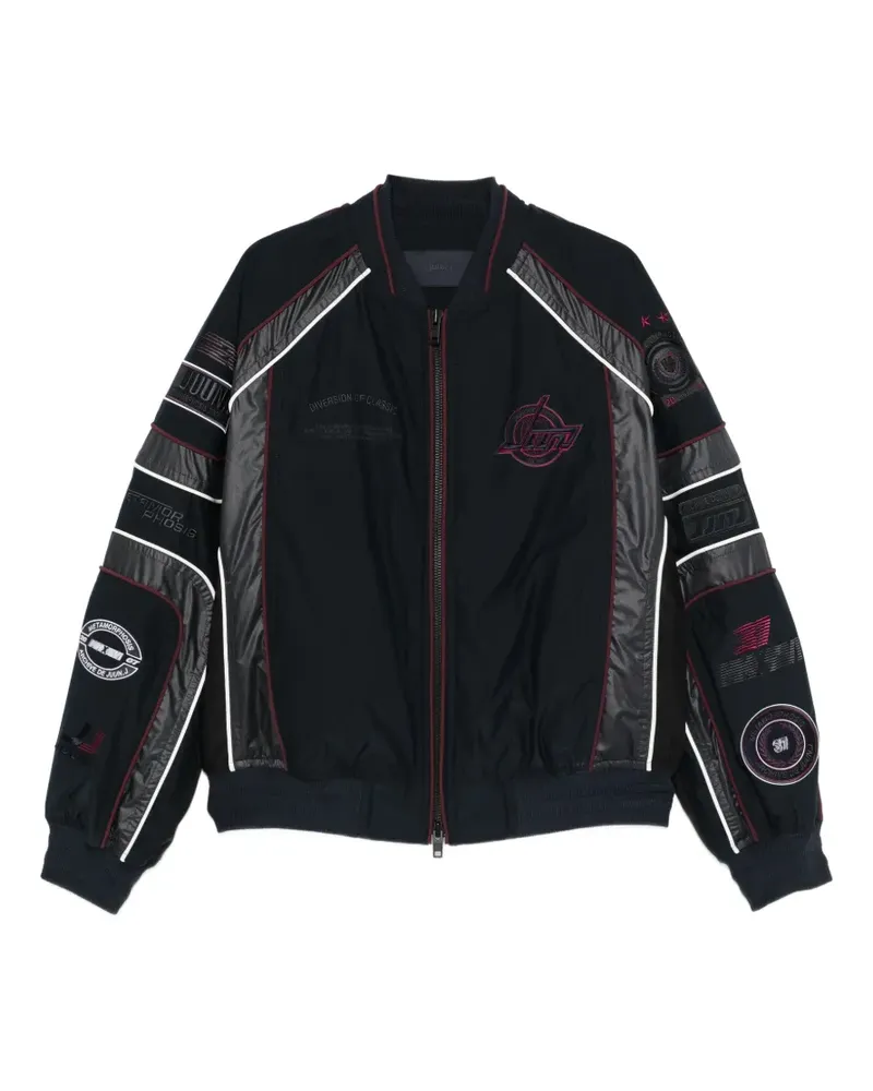 JUUN.J Jacke mit Logo-Patch - Schwarz Schwarz