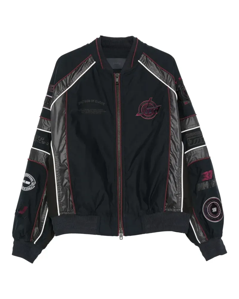 JUUN.J Jacke mit Logo-Patch - Schwarz Schwarz