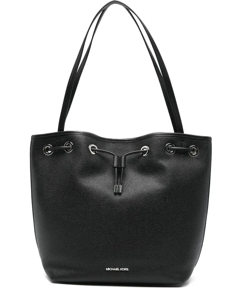 Michael Kors Shopper mit Kordelzug - Schwarz Schwarz