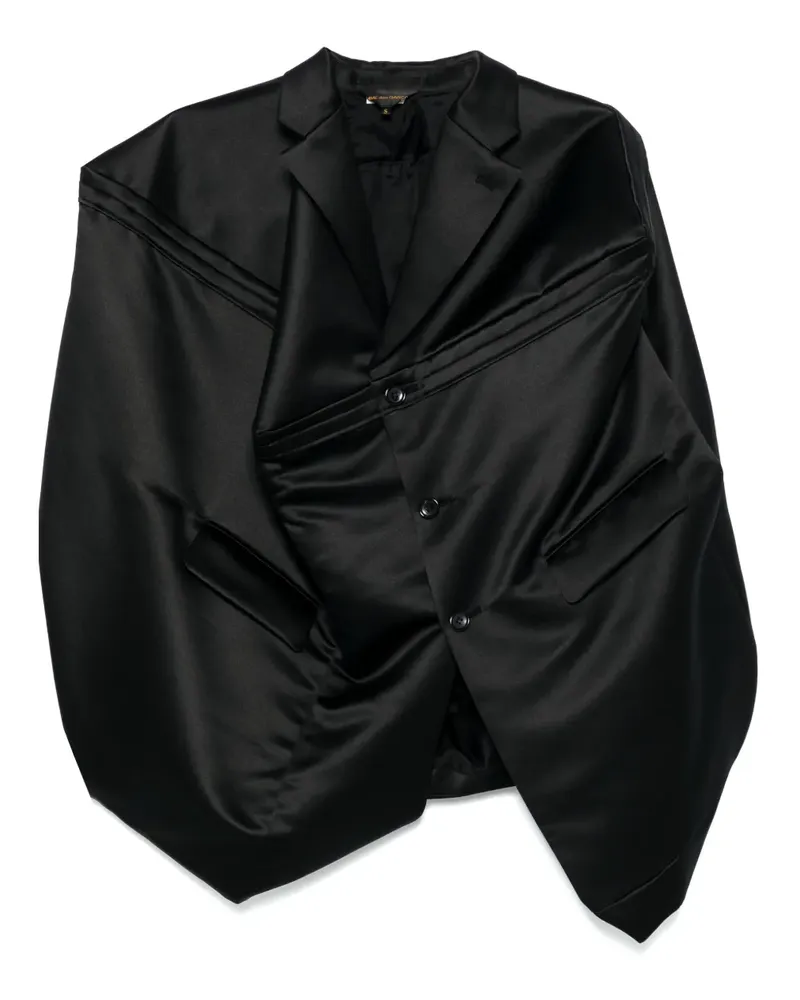 Comme des Garçons Dekonstruierte Weste - Schwarz Schwarz
