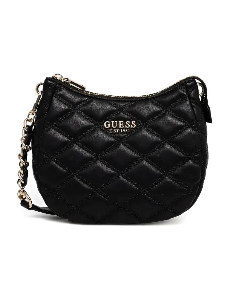 Guess Gesteppte Schultertasche - Schwarz Schwarz