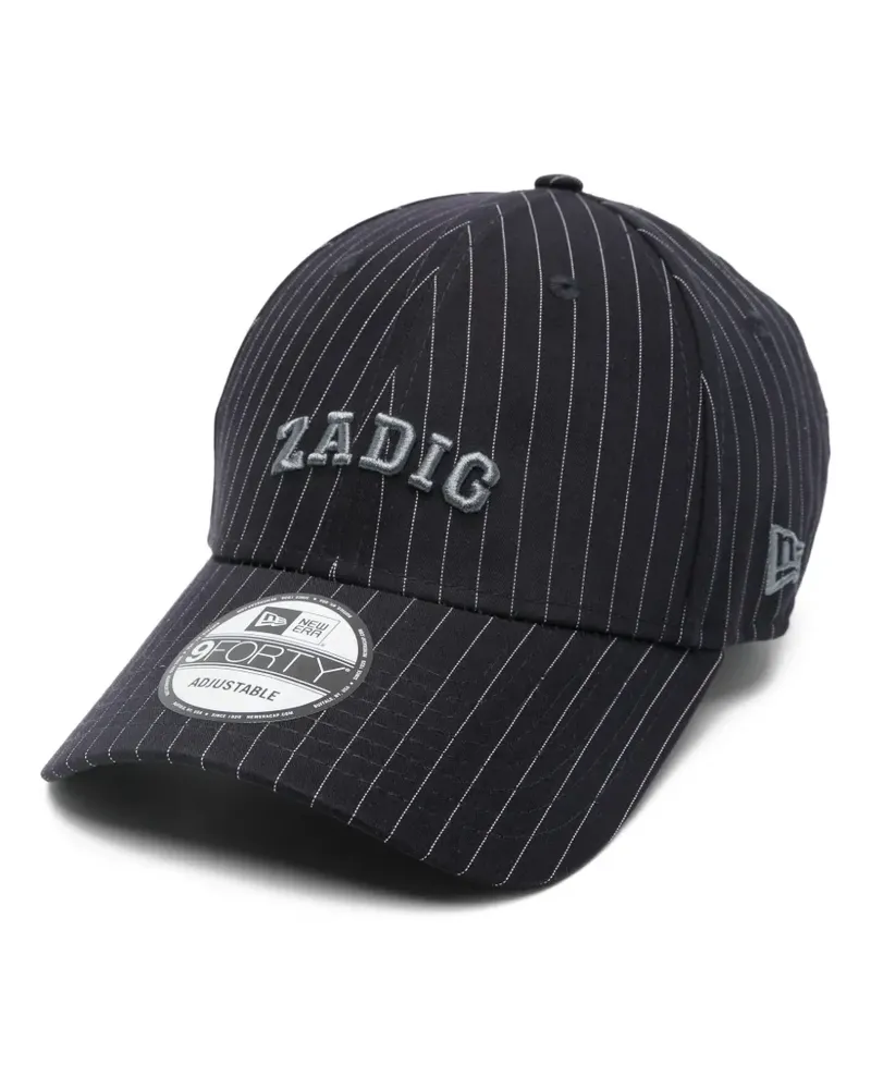 Zadig & Voltaire x New Era 9FORTY pinstripe logo cap - Blau Blau