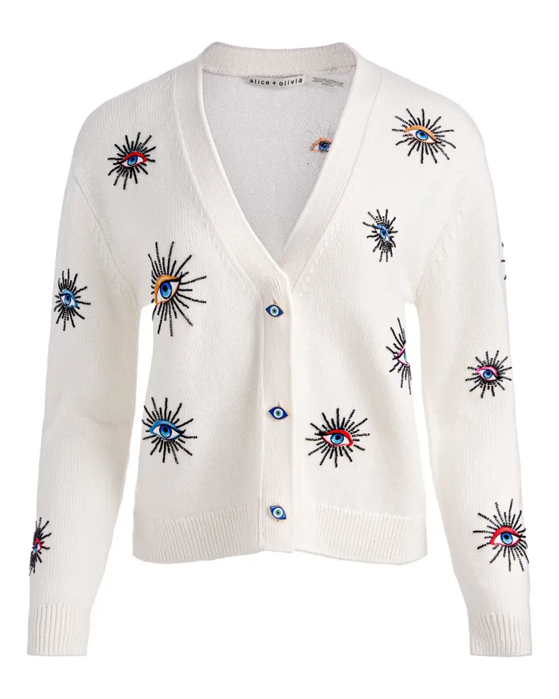 Alice + Olivia Bradley Cardigan - Nude Nude
