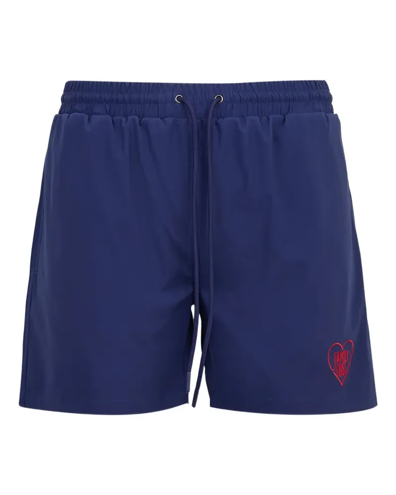 Family First Badeshorts mit Logo - Blau Blau