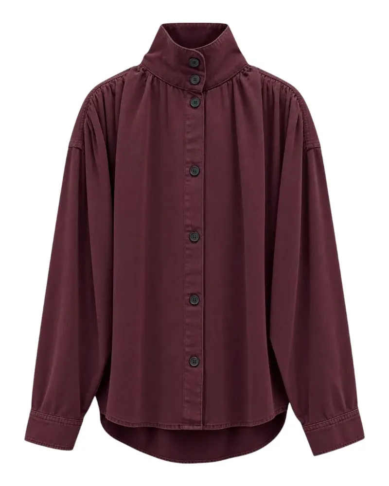 IRO Coming gathered shirt - Rot Rot