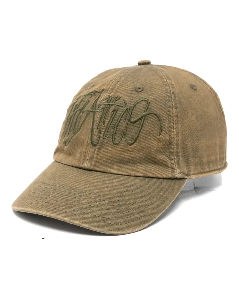 ATTICO logo-embroidered baseball cap - Grün Grün