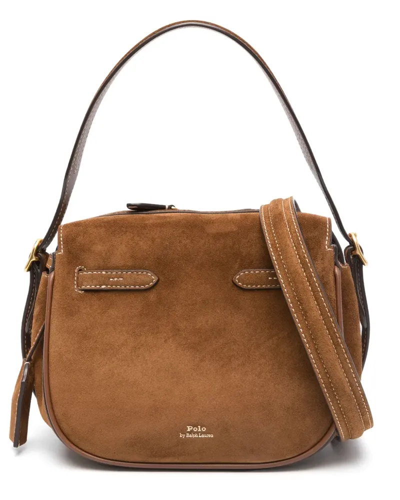 Ralph Lauren Schultertasche aus Wildleder - Braun Braun