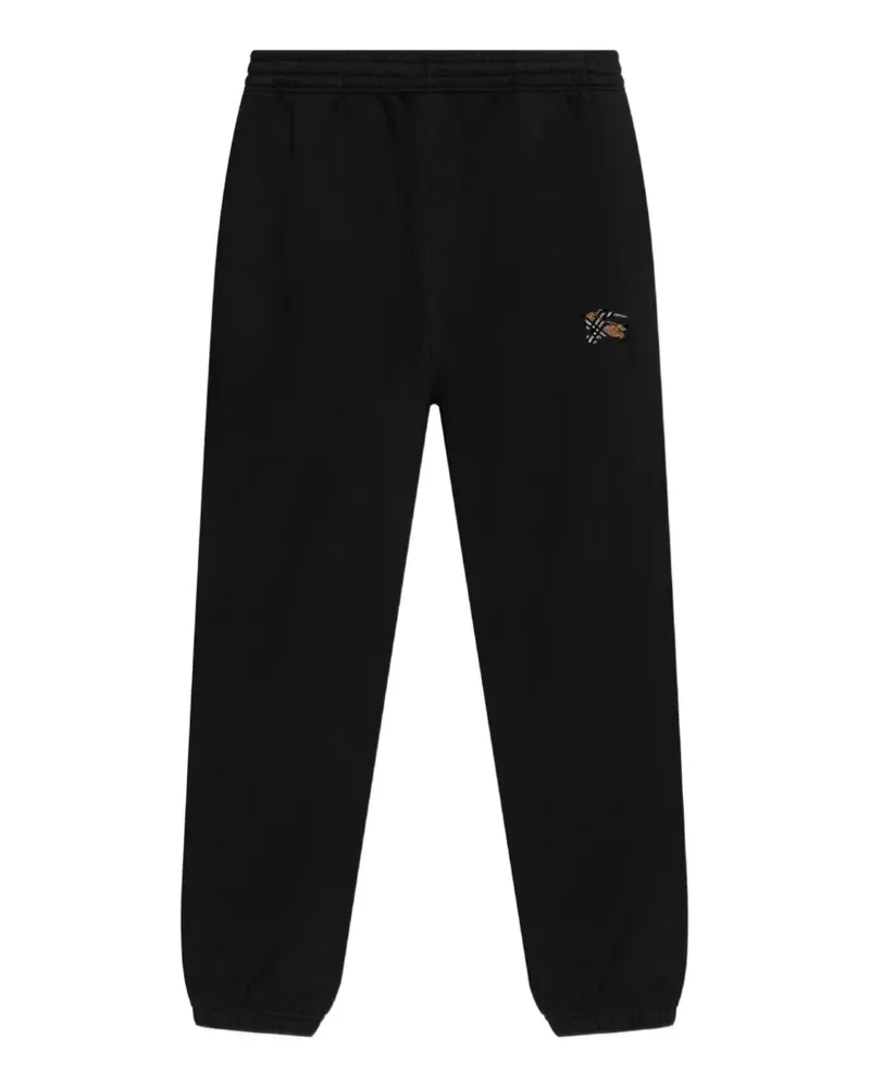 Burberry logo-print track pants - Schwarz Schwarz
