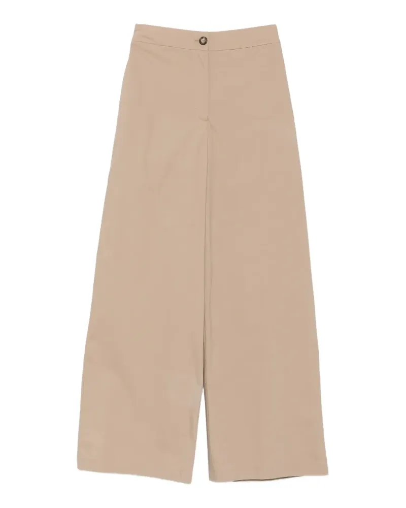 Emporio Armani button-fastening palazzo pants - Nude Nude