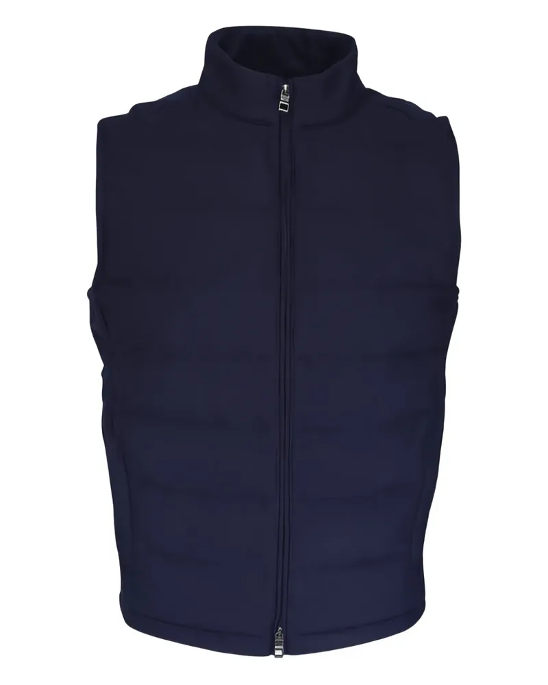 Peter Millar Davos zip-fastening gilet - Blau Blau