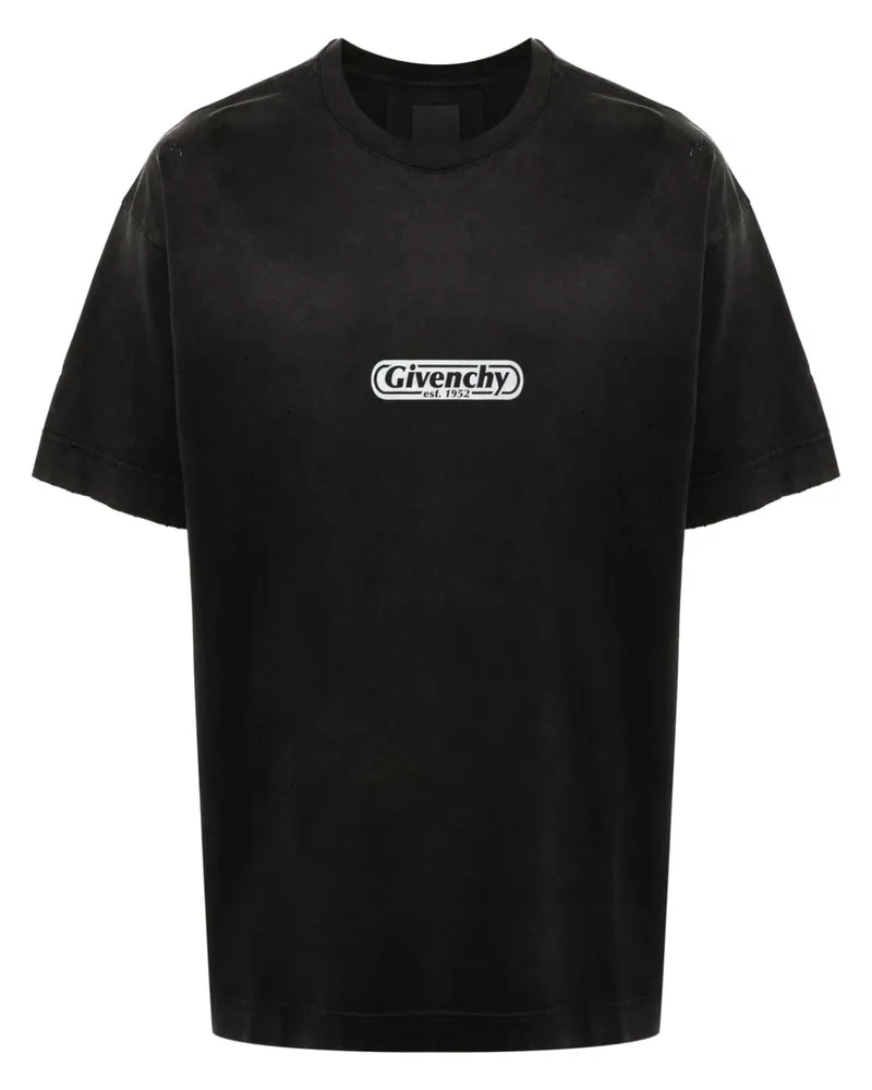 Givenchy T-Shirt mit Logo-Print - Schwarz Schwarz