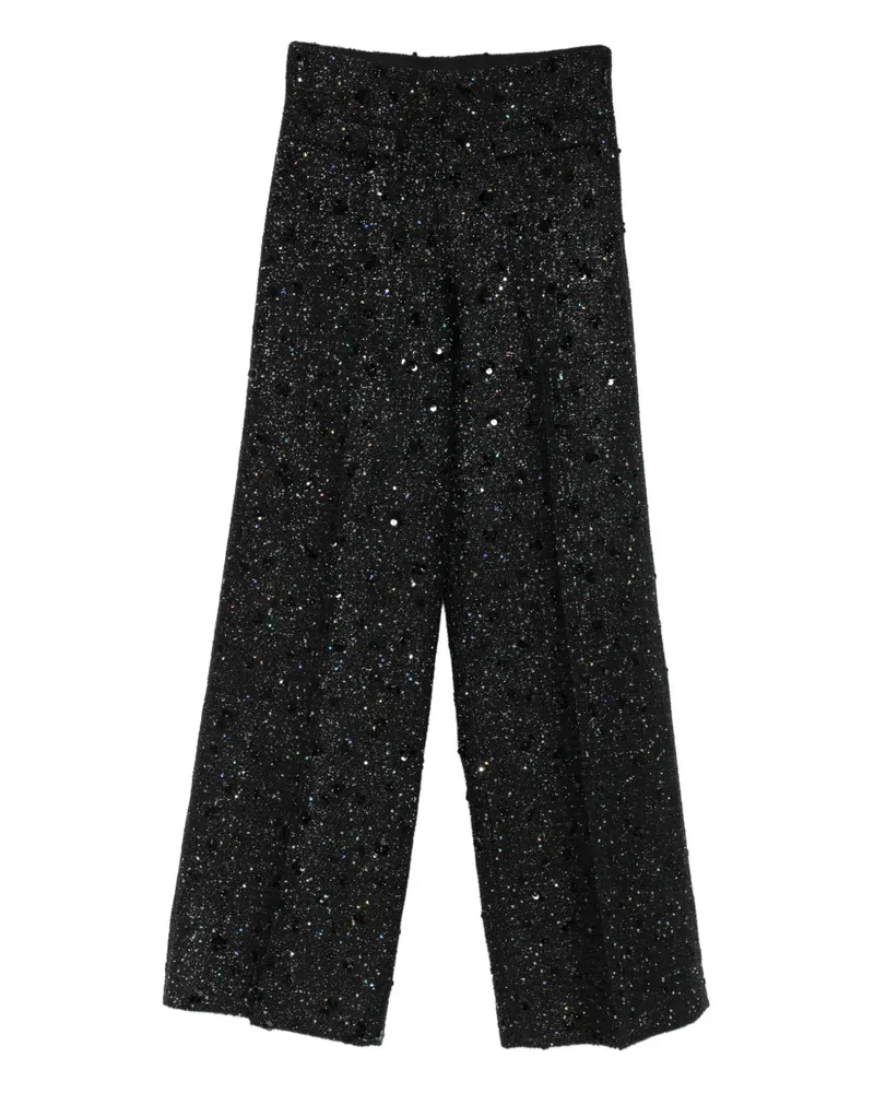 Sandro Hose mit Pailletten - Schwarz Schwarz
