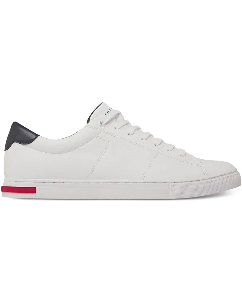 Tommy Hilfiger Sneakers mit Logo-Prägung - Weiß Weiß