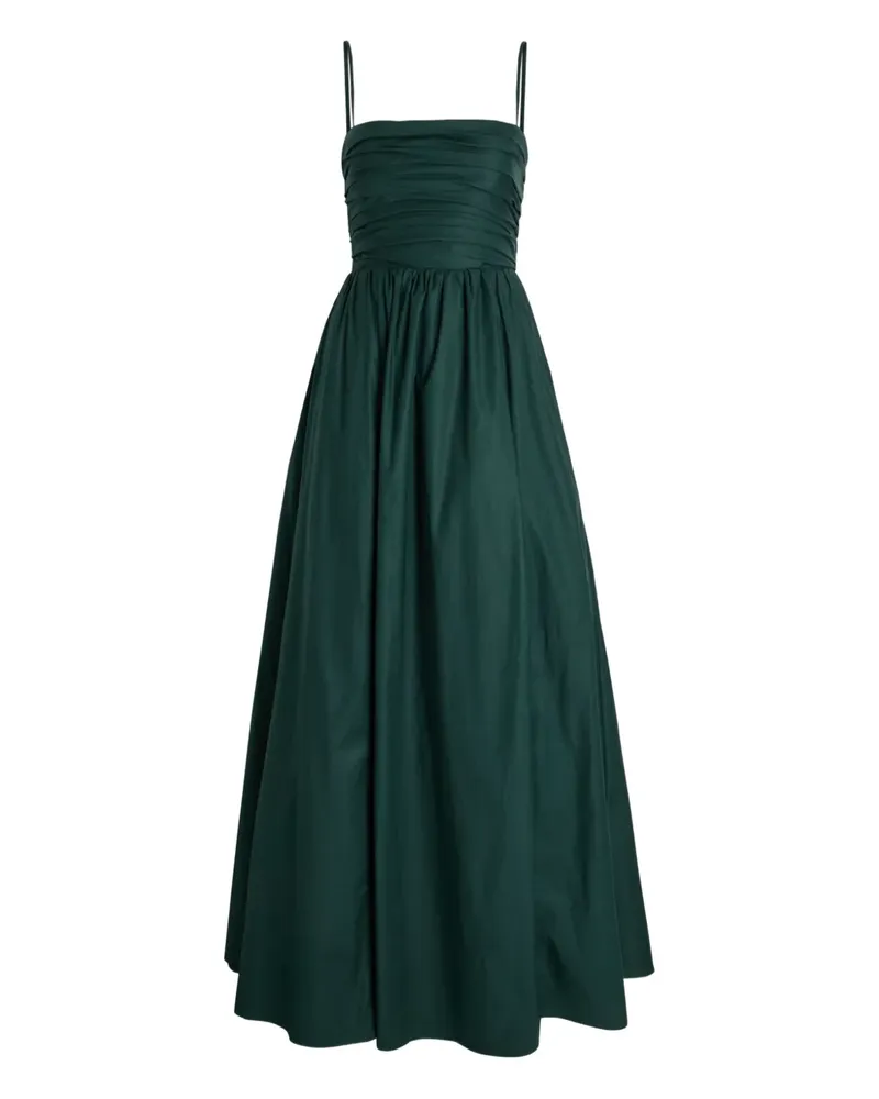 Reformation ruched spaghetti-straps maxi dress - Grün Grün