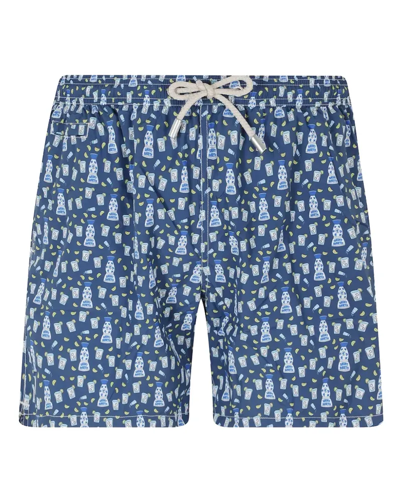 MC2 Saint Barth Lighting all over-print swim shorts - Blau Blau