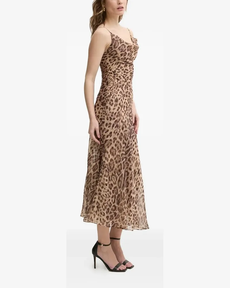 Bardot Monroe Midikleid - Braun Braun
