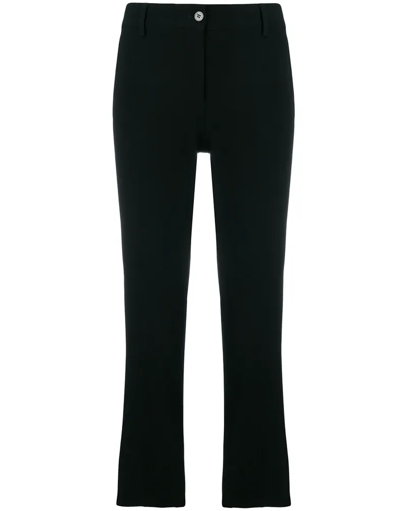 Alberto Biani classic cropped trousers - Schwarz Schwarz
