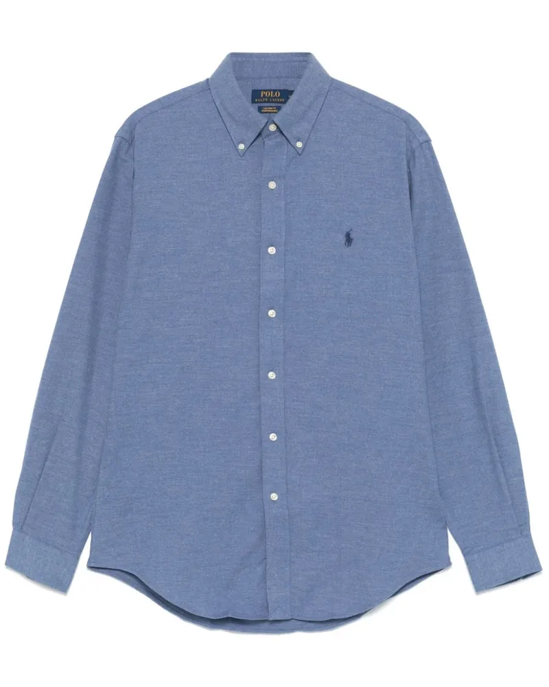 Ralph Lauren Hemd mit meliertem Effekt - Blau Blau