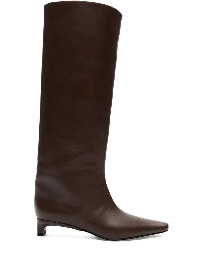 LOULOU Kniehohe Haven Stiefel 35mm - Braun Braun