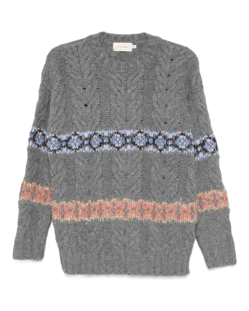 Cecilia Prado Camila patterned sweater - Grau Grau
