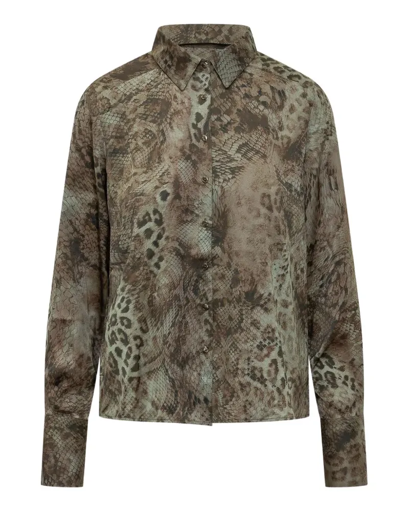 ba&sh Cornelia printed shirt - Grün Grün