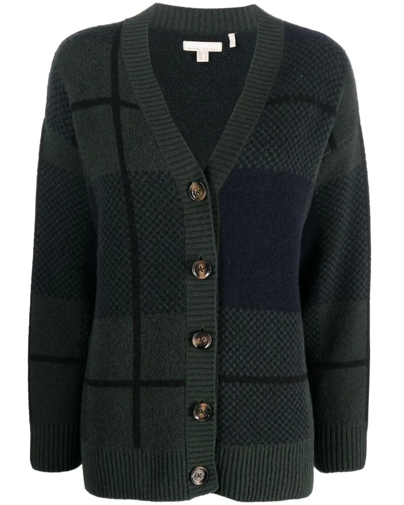 Barbour Karierter Marie Cardigan Blau