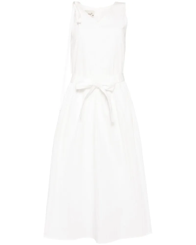 Bambah Hemdkleid aus Popeline - Weiß Weiß