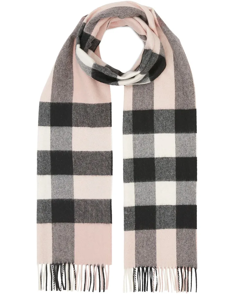 Burberry Karierter Kaschmirschal - Rosa Rosa