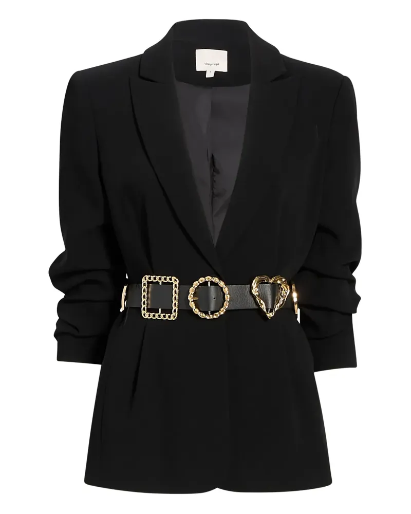 Cinq à Sept Cheyenne Blazer mit Gürtel - Schwarz Schwarz