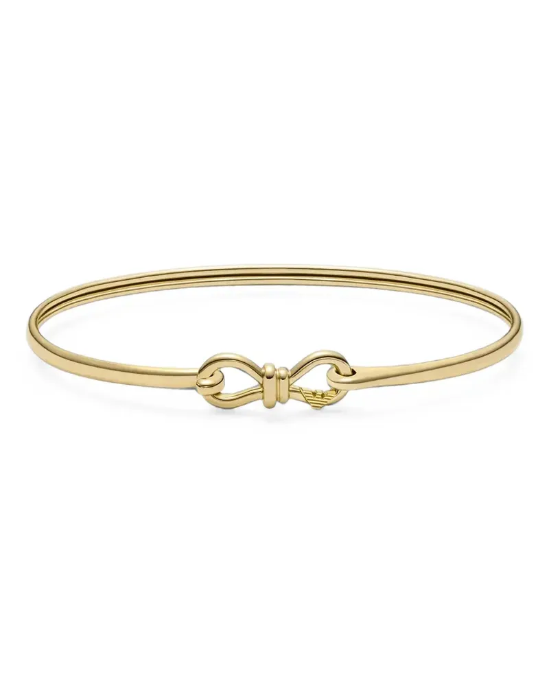Emporio Armani Ribbon Armspange mit Infinity-Schlaufe - Gold Gold