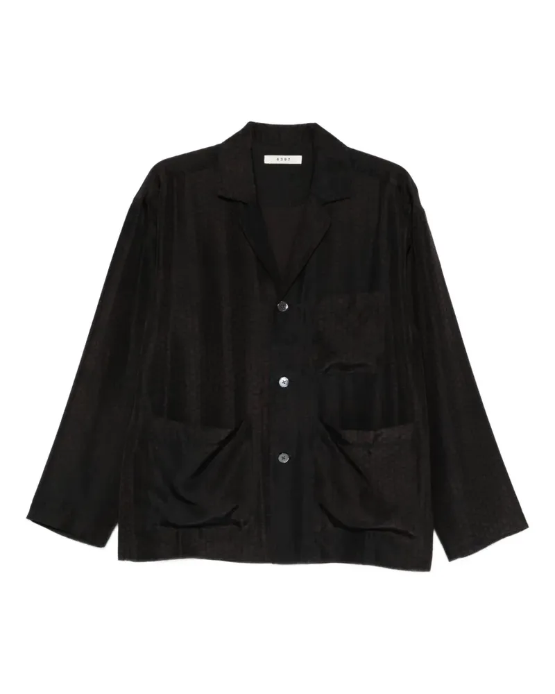 6397 pyjama-style shirt - Braun Braun