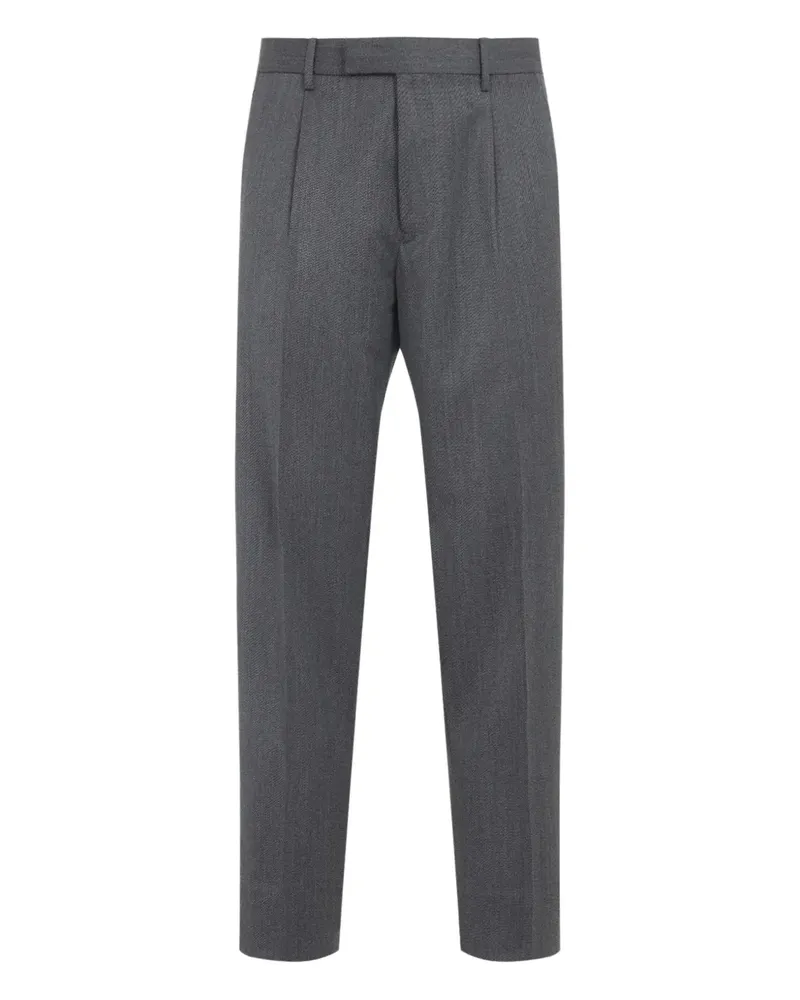Ermenegildo Zegna Hose mit Bundfalten - Grau Grau