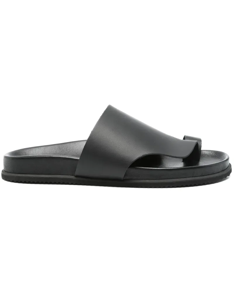 Ancient Greek Sandals Xenofon Pantoletten - Schwarz Schwarz