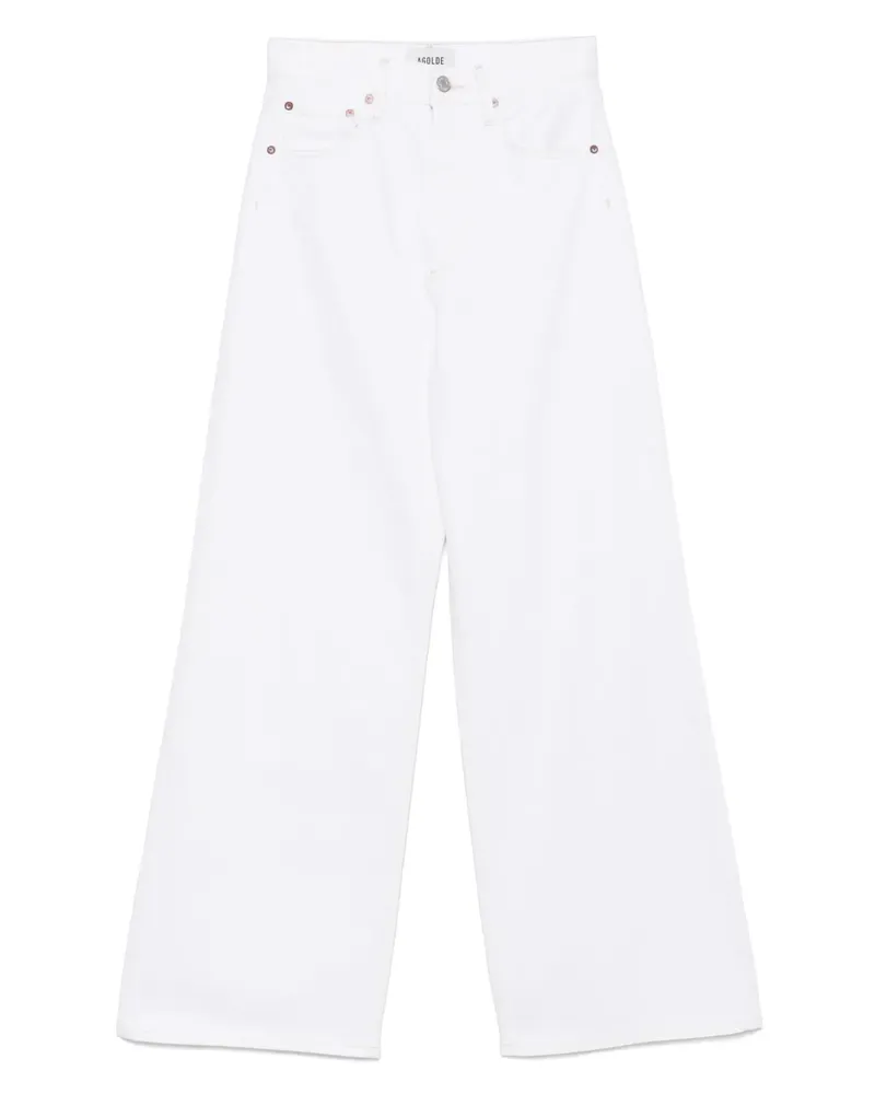 AGOLDE Jeans aus Baumwolle - Weiß Weiß