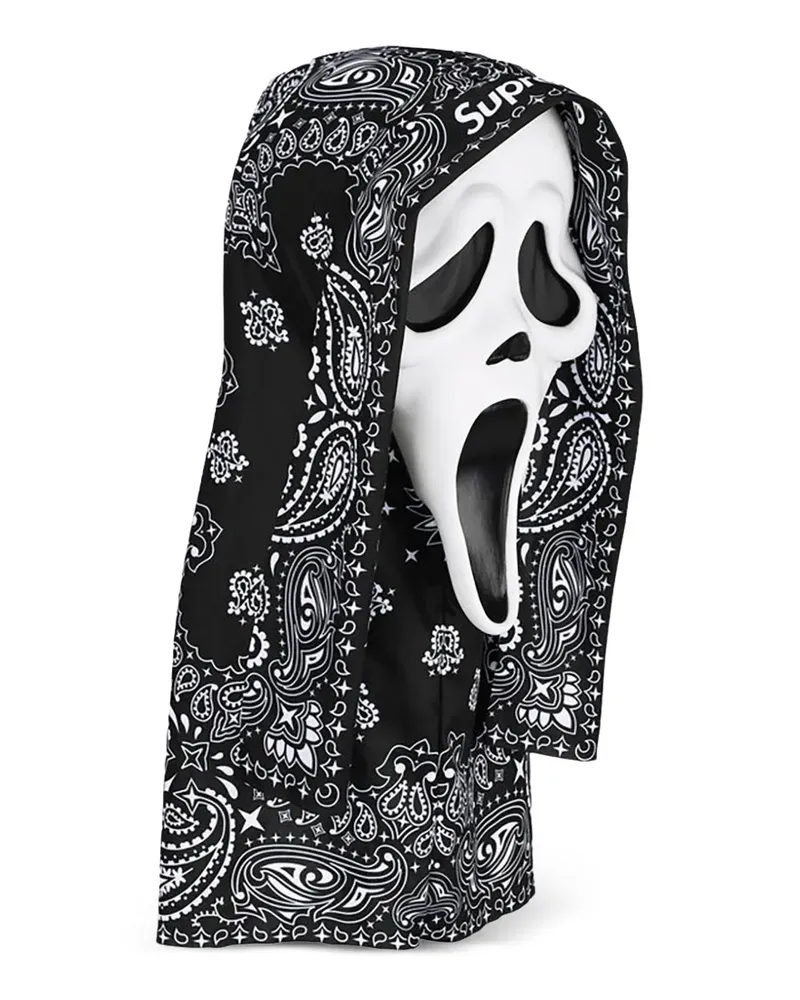 Supreme Being Ghostface® paisley-print mask - Weiß Weiß