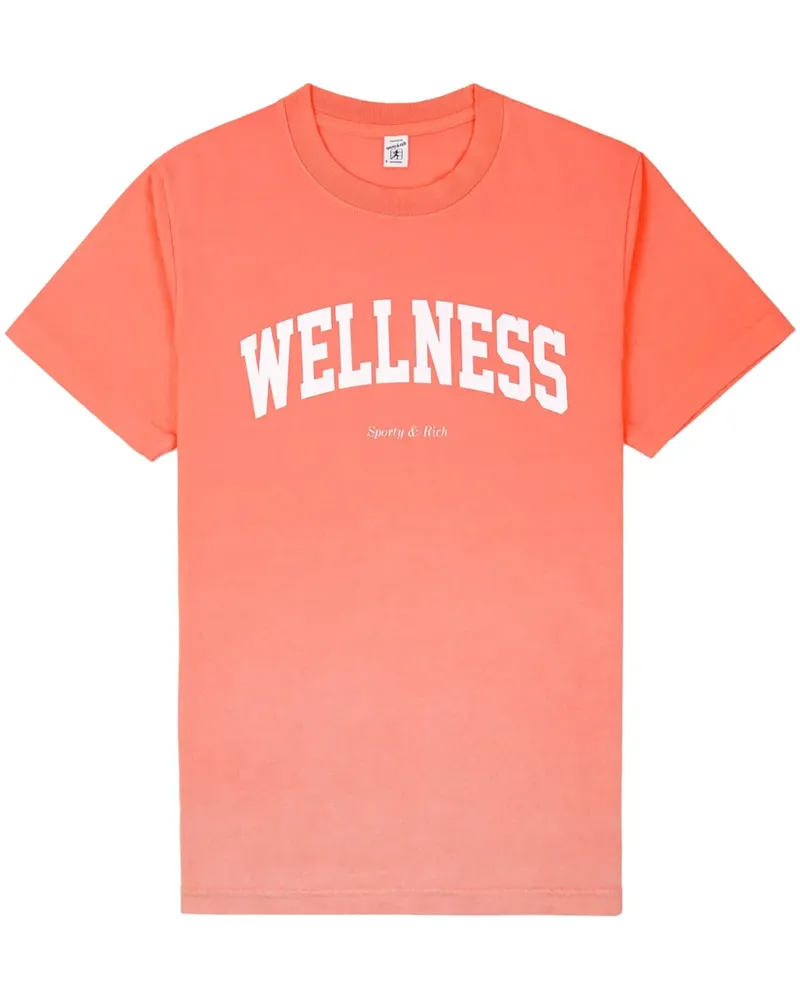 SPORTY & RICH Wellness Ivy T-Shirt - Rosa Rosa