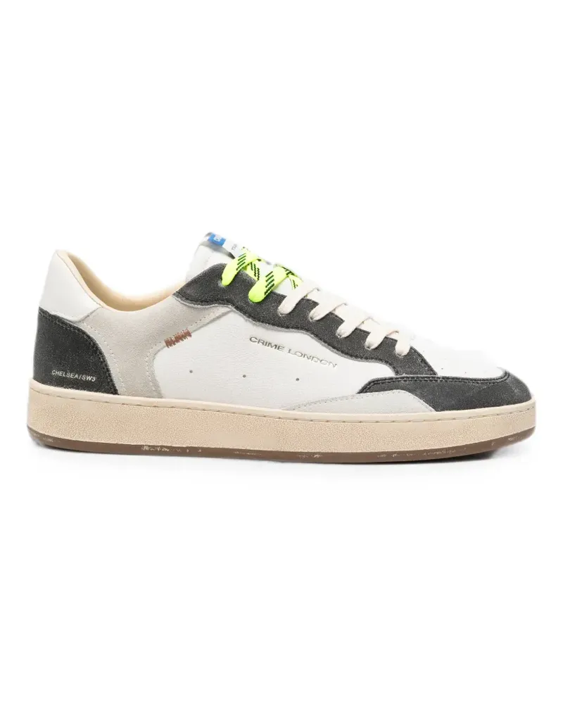Crime Chelsea Sneakers mit Einsätzen - Weiß Weiß