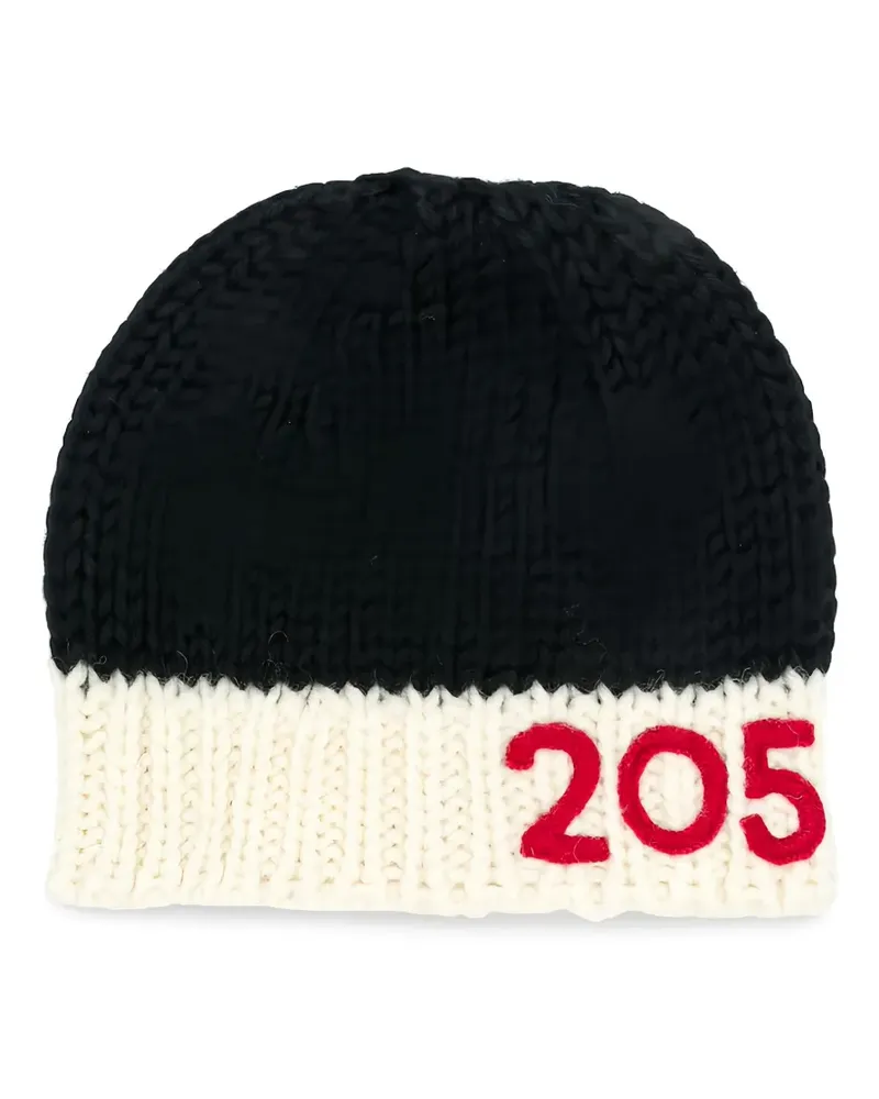 Calvin Klein Beanie mit Stickerei - Schwarz Schwarz
