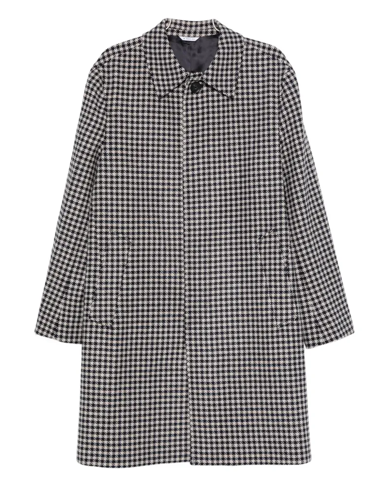 Manuel Ritz houndstooth coat - Grau Grau