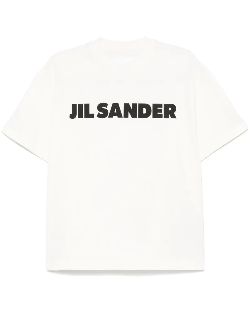 Jil Sander T-Shirt mit Logo-Print - Nude Nude