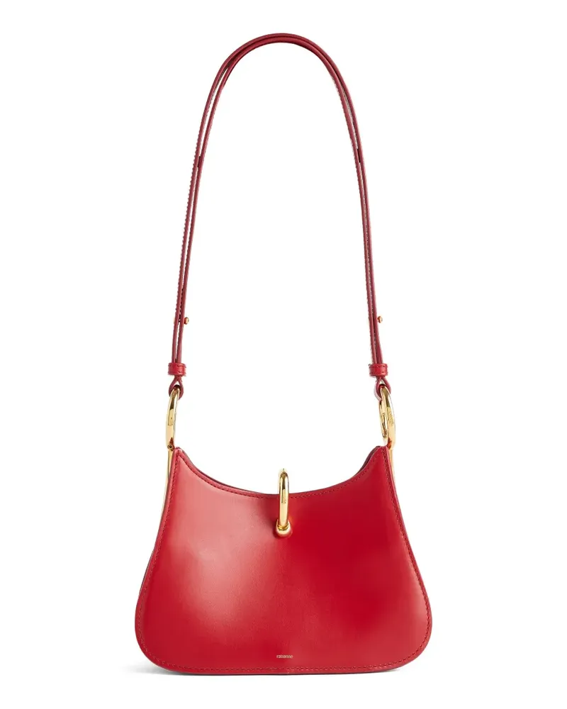 Paco Rabanne Schultertasche mit Ring - Rot Rot