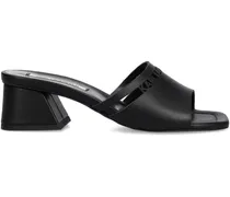 Sandalen mit Blockabsatz - Schwarz