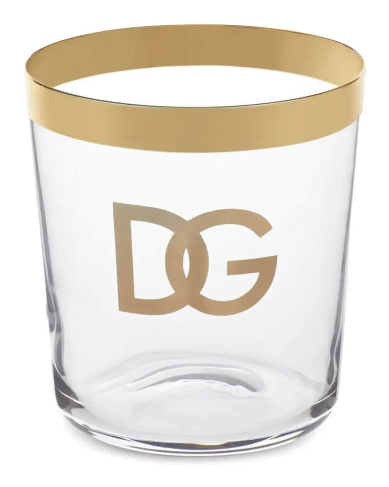 Dolce & Gabbana Wassergläser mit Logo-Print (2er-Set) - Weiß Weiß