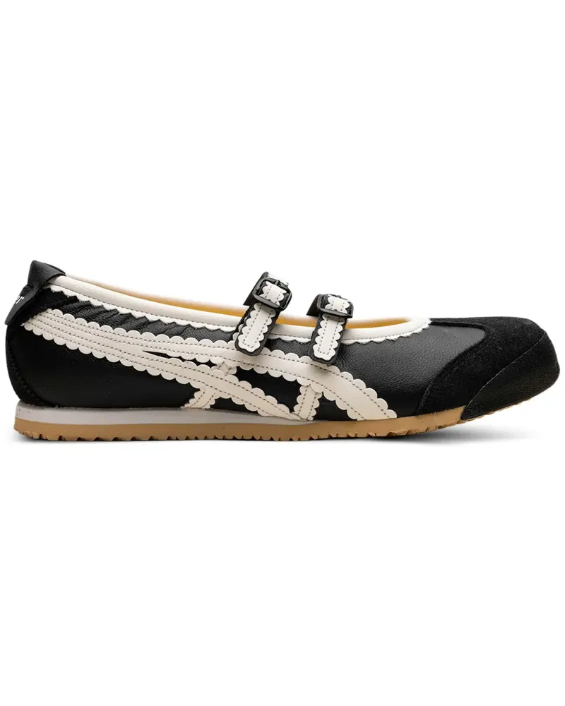 Onitsuka Tiger Mexico 66 TGRS "Black Cream" Sneakers - Schwarz Schwarz