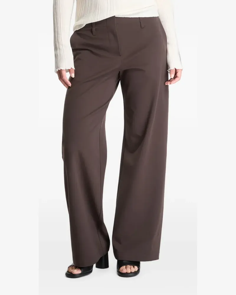 Samsøe & Samsøe Weite Hose mit Gürtelschlaufe - Braun Braun