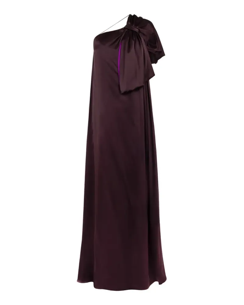 Roksanda Ilincic Aeris Maxikleid mit Schleife - Violett Violett